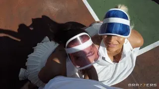 Two hot babes sucking (pov)
