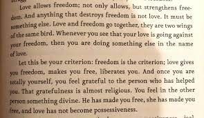 freedom of love