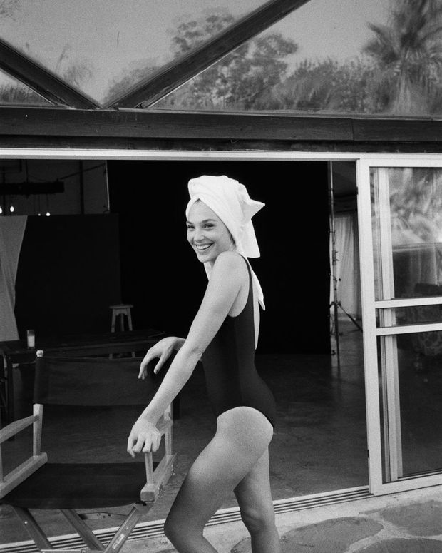 Gal Gadot One Piece  Swimsuit B & W III
