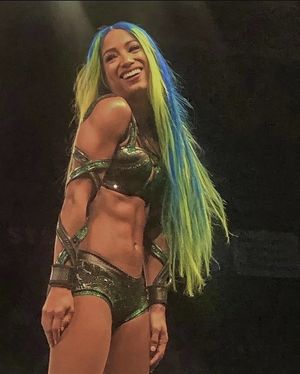 Sasha Banks and her Beautiful Smile