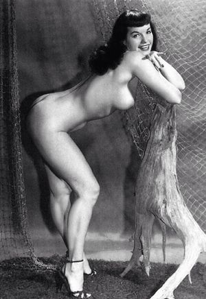 Bettie Page - nude modeling