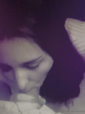 Another secret pic of girlfriend sucking my cock