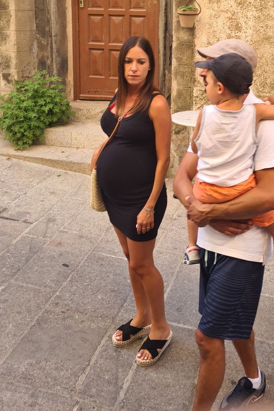 Pregnant whore