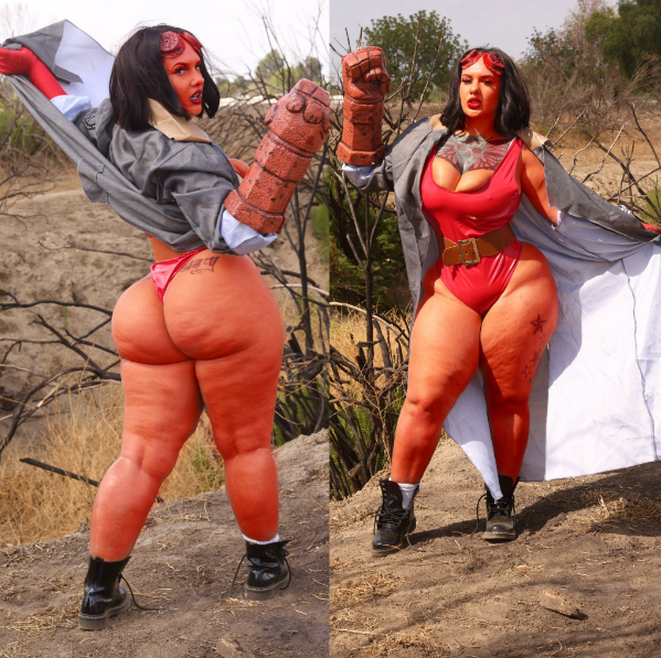 Shainarae as Hellboy pt.1