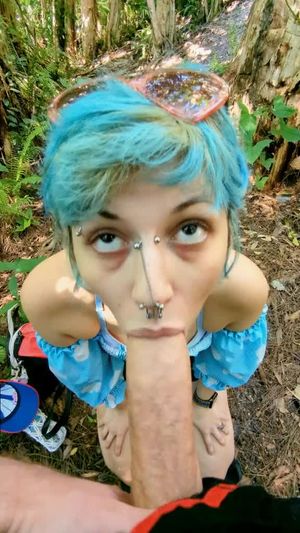 the "Emo of the Forest" sucks cock