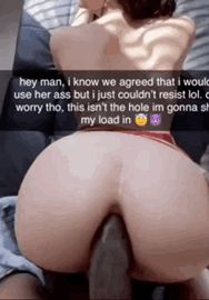 he wasn’t supposed to fuck her ass and he’s not supposed to cum inside :(