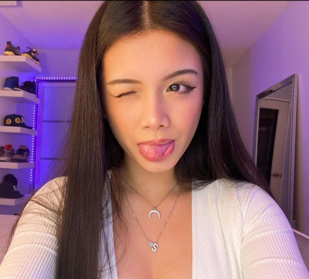 Sam face tongue out