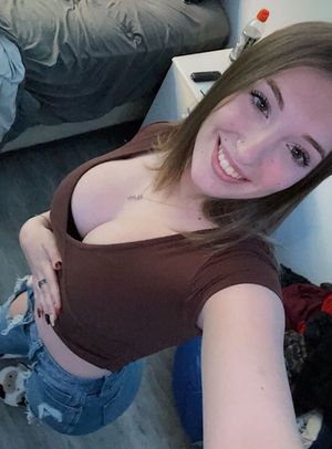 Trin showing off her beautiful big boobs