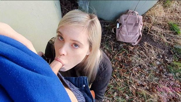 Quick blowjob