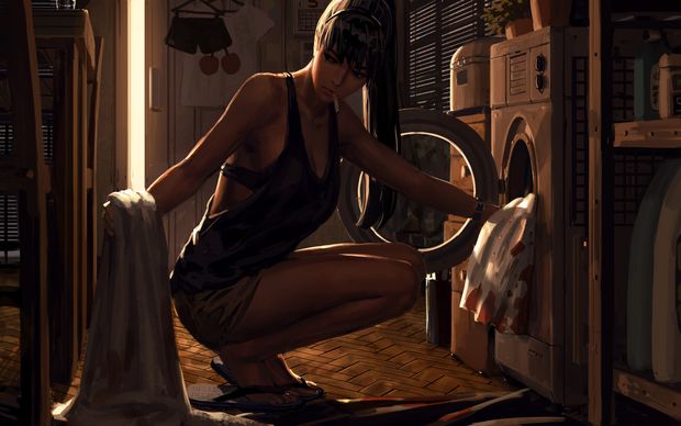 Wash day.