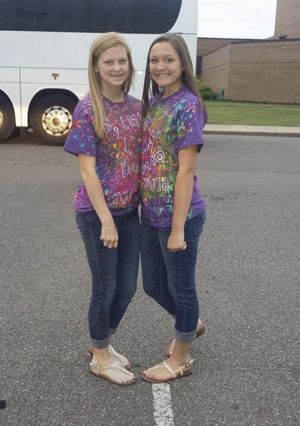 Cayla Crowder and her friend