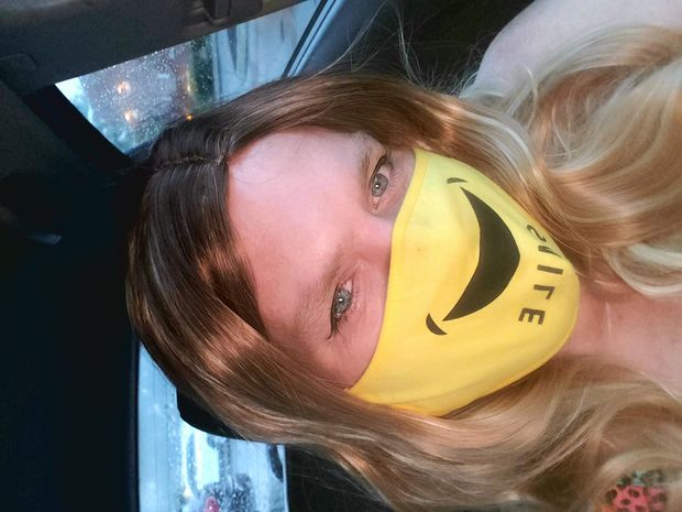 Crossdressing in car