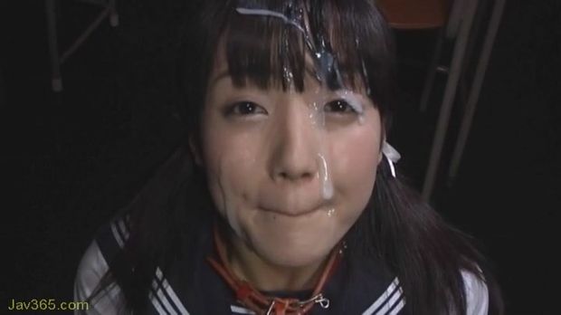 Bukkake punishment for talking in class