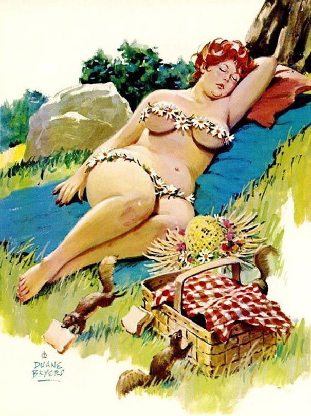 Chubby pin up Hilda