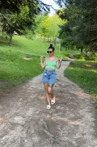 Amy May public flashing