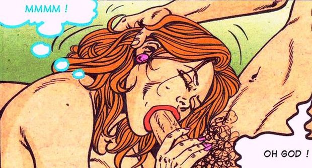 Redhead giving good head