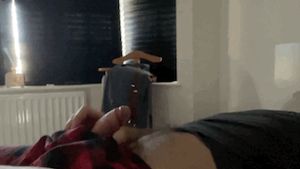 Morning wood coming through!