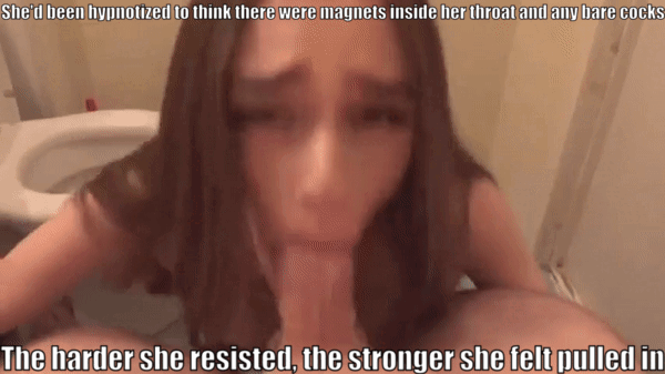 I never got tired of her confused face as I pulled out my cock