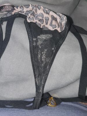 Little sister's creamy thong