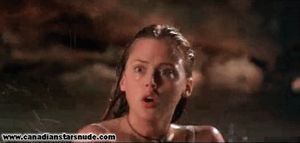 Shocked Canadian Star Estella Warren Caught Taking A Dip Gif
