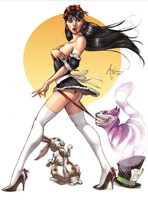 Alternate version of Alice in Wonderland