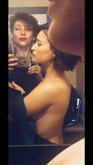 Milana Vayntrub almost shows us