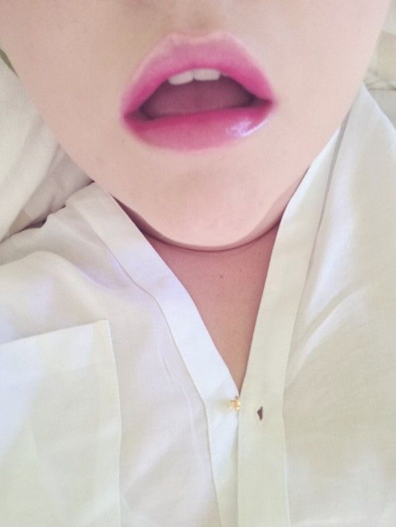 Open teen mouth