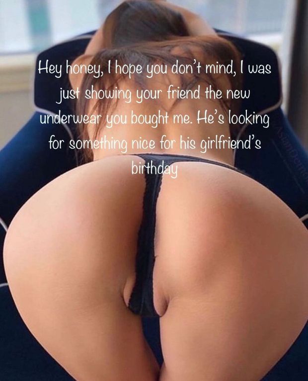 He thinks my pussy would be the best gift for her!