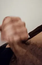 Tugging on my hard oiled up shaft