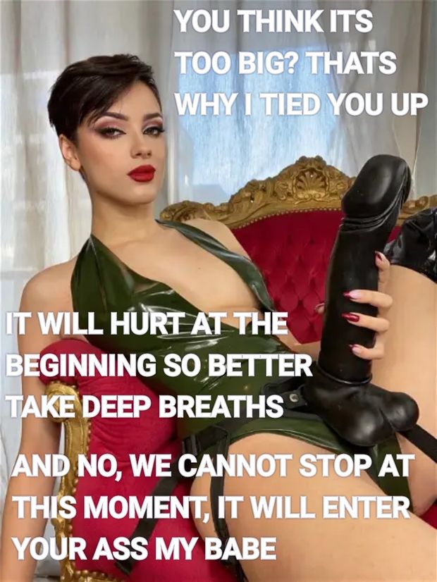 Everyone would be scared of that size, but you can do nothing, you are tied down