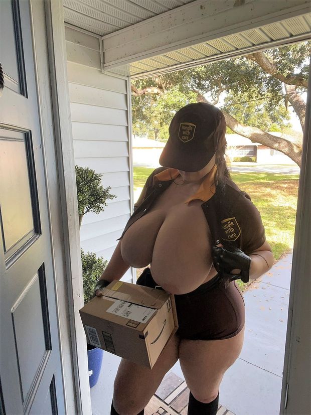 Sexy Busty Delivery