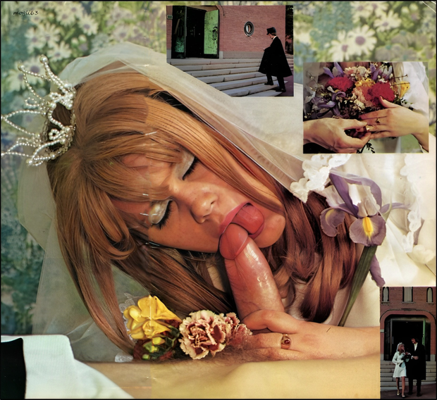 There is nothing more beautiful than a sucking bride!