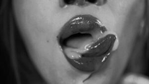 I love when he leaves me with a mouthful!