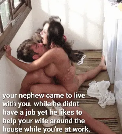 He walked in on her changing in the laundry room