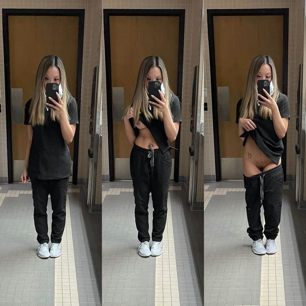 tiny asian nurse on off