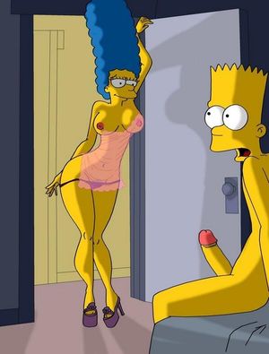 Marge catches Bart with a boner and wants some