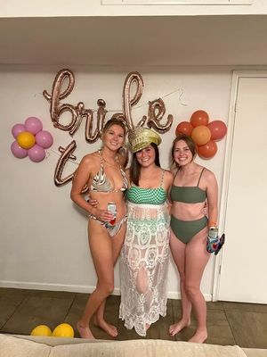 One is getting married the other two are getting laid