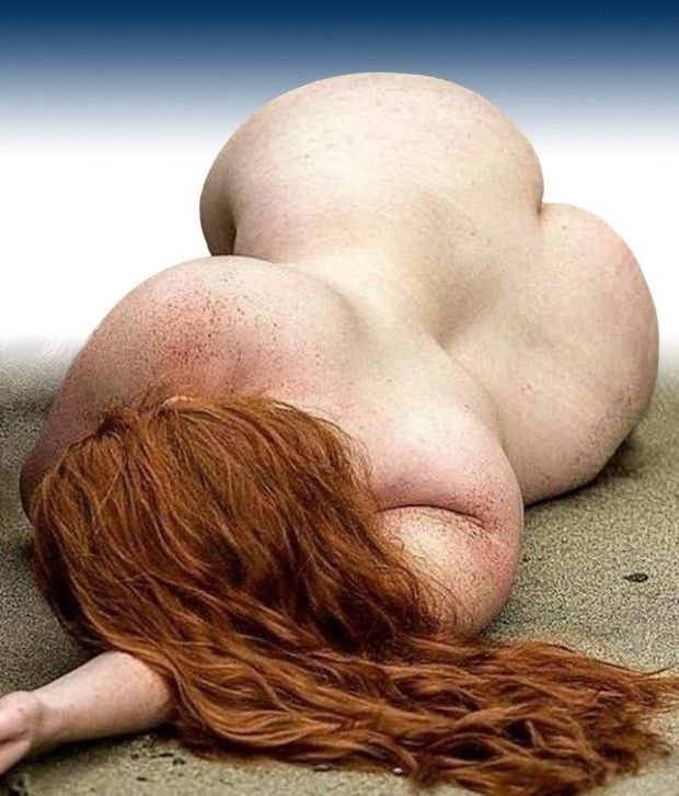 Sexy and freckled ginger