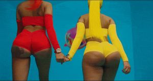 HOT BLACK EBONY DANCE MODELS TWERKING ASSES GIF!