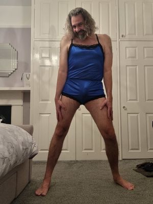 DILF in lingerie.