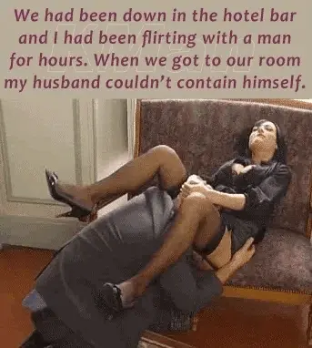 She loves to flirt.