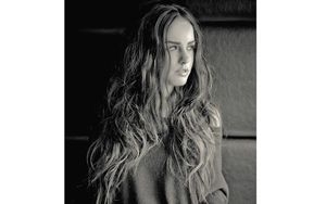 Georgia May Foote in black & white pic!