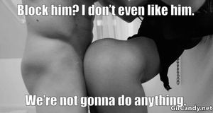 Trust your gut? Or let him enter hers.