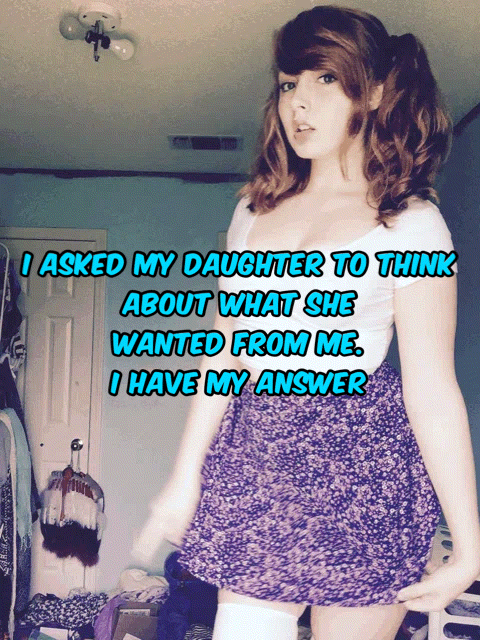 My daughter has never been subtle