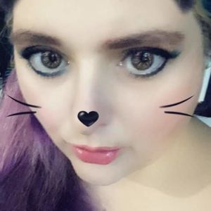 Karyn Bennett Brotzman looks all stupid waiting to get loads of cum all over her slutty face