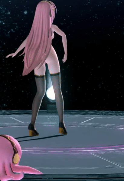 Megurine Luka dance Double Lariat Project Diva mod