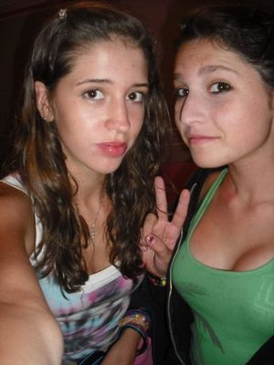 Slutty lil teenslut cockteases Emily Fink & Rachel Anseaume