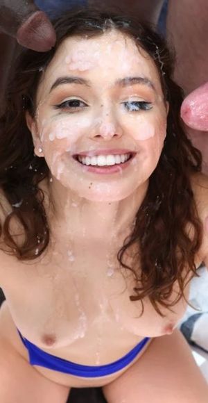 Cutie leana turned into a cum dumpster