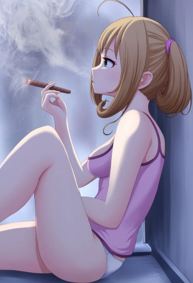 Hot Teen Smoking Hentai