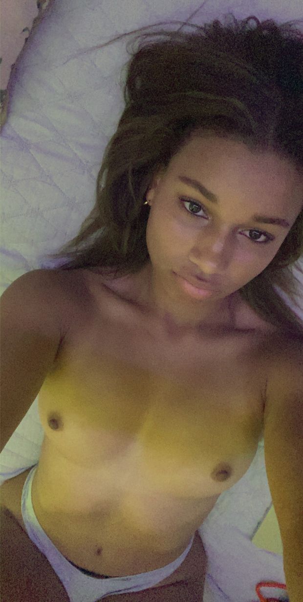Cute Ebony Longing For Massive Cock